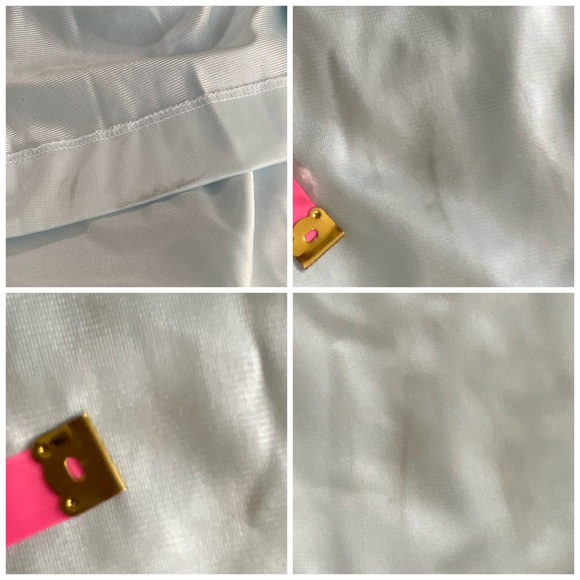 VTG Long Blue Lacey Nylon Full Slip Pinehurst Lingerie 1980s Size L Large W Tag - Picture 10 of 12